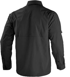 Camisa Táctica Clásica Personalizada con Botones, Transpirable, de Manga Larga, en Tejido Piqué para Hombre - Product Image 2