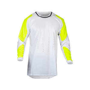 Conjunto de Jersey y Pantalones de Motocross de Manga Larga para Hombre, Azul Claro con Paneles Negros, Secado Rápido, para Todas las Temporadas, Ropa de Carreras de Motocicleta - Product Image 6