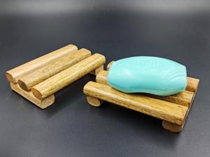 Eco-Friendly Rectangular Wooden <b>Soap</b> Dishes - Product Image 3