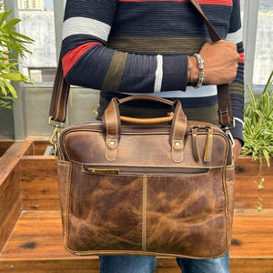 New High Quality Business Laptop Briefcases Work <b>Shoulder</b> Computer Handbags Full Grain Genuine Leather <b>Bag</b> <b>for</b> Man Briefcase <b>Men</b> - Product Image 4
