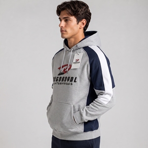 Sudadera con Capucha para Hombre, Cómoda, con Estampado, Tela de Primera Calidad, Detalle de Estampado en Relieve, Sudadera con Capucha Acogedora, Bolsillo Delantero, Fácil de Usar - Product Image 5