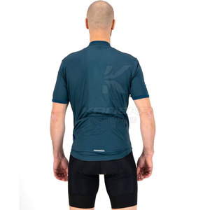 Maillot de sport respirant en polyester 100 % premium avec fermeture éclair, écologique, pour le cyclisme en extérieur, tissu ACTIVE STRETCH 220g - Product Image 6