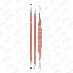 Extracteur de points noirs et d'acné avec embout incurvé arrondi en acier inoxydable allemand – Kit d'outils pour éliminer les points noirs et les imperfections - Product Image 5