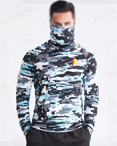 Wholesale Custom Performance Waterproof UPF 50 <b>UV</b> <b>Protection</b> Quick Dry Breathable <b>Hoodie</b> Fishing Shirts Polyester Heat-Transfer - Product Image 6