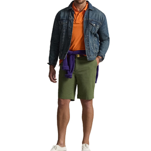 Pantalones Cortos Chino Premium Elásticos, Transpirables y Duraderos de Corte Clásico para Hombre, Estilo Preppy Americana, OEM Personalizado, Moda de Verano - Product Image 4