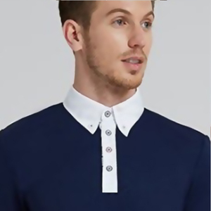 Camisa Ecuestre Transpirable de Corte Ajustado para Hombre con Cierre de Velcro y Mangas Largas para Competición - Product Image 4