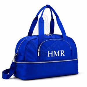 Bolsa de Viaje/Gimnasio Ligera y Resistente al Agua con Correa Desmontable, para Ropa Masónica Griega y Accesorios de Fraternidad - Product Image 5