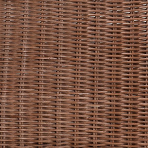 Chaise de salle à manger en rotin naturel, fauteuil en osier fait main avec cadre ajouré courbé et assise rembourrée pour restaurant, café, maison - Product Image 3