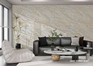 Azulejo de Porcelana Texturizado de Lujo, 24x48 Pulgadas, Superficie Mate Tallada, Diseño Moderno para Pared y Piso - Product Image 5