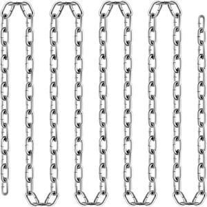 Catena a spirale zincata Grado 30, 1/4 di pollice, lunghezza 100 piedi, per traino e movimentazione legname in agricoltura - Catene di sollevamento 30 Proof - Product Image 1