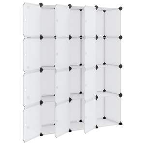 Organizador de Almacenamiento de Plástico PP Transparente Grande con Contenedores de Almacenamiento de Cubos de Acero Premium - Product Image 4