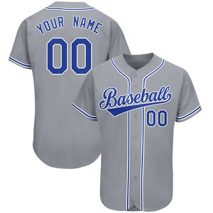 Uniforme de Béisbol Personalizado de Alta Calidad para Hombre, Talla Grande, Transpirable, Ropa de Softbol de Secado Rápido, 100% Poliéster, Manga Corta, Color Sólido - Product Image 6