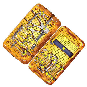 Kit d'instruments orthopédiques pour plaques de fixation des membres inférieurs, manuel, en acier inoxydable, pour chirurgie osseuse, certifié CE, par Grip Surgical - Product Image 4