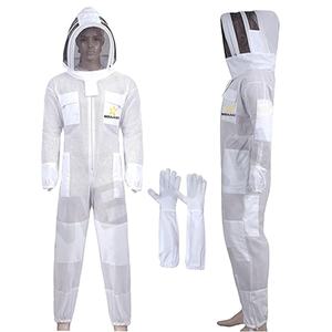 Traje de Apicultura Ultra Ventilado de 3 Capas para Hombre y Mujer con Guantes de Apicultura y Dos Velos Desmontables - Product Image 1
