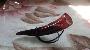 Calice en corne de Viking Gobelet à bière en corne avec poignée Tasse de bière en corne médiévale AU PRIX DE GROS PAR L'ARTISANAT DE LUXE - Product Image 2