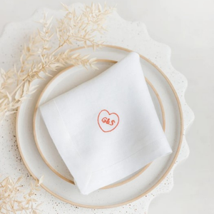 Serviettes en coton imprimées à la main indiennes 20x20 'avec broderie florale et pétoncles Mix & Match pour mariage et fêtes à la maison - Product Image 5