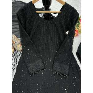 Belle fête porter haut bas fantaisie Dupatta ensemble pour femmes - Product Image 4