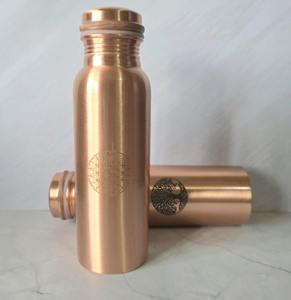 Bouteille en cuivre de haute qualité, bouteille en cuivre de qualité alimentaire, bouteille en cuivre durable, bouteille en cuivre facile à nettoyer, bouteille en cuivre à large ouverture - Product Image 6