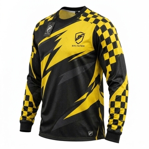 Jersey de Motocross MX de Poliéster, Transpirable, Ligero, Cómodo, Premium, Estampado Personalizado, Resistente y Retardante de Llama - Product Image 5