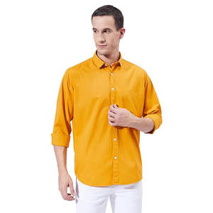 Camisa de manga larga ajustada con estampado informal para hombre, nuevo estilo, suave, transpirable, de gran tamaño, cómoda para adolescentes de primavera - Product Image 1