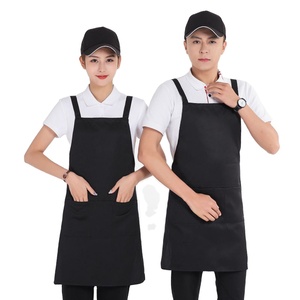 Delantales de Chef Personalizados al por Mayor con Logotipo, Delantales de Lona Ajustables con Cierre a Presión y Bolsillo Frontal, Delantales de Barman con Diseño Personalizado - Product Image 1
