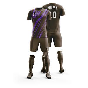 Maillot de football en sublimation directe d'usine |   Tailles pour hommes, femmes et jeunes |   Vêtements de sport légers à séchage rapide en gros - Product Image 6