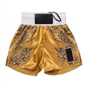 Pantalones Cortos de Muay Thai Personalizados con Estampado de Dragón, para Hombre y Mujer, para Kickboxing, 100% Poliéster, Ajuste Holgado, Transpirables, para Gimnasio, Fitness y Entrenamiento - Product Image 4