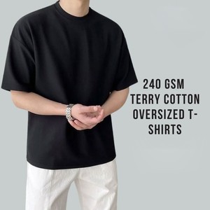 เสื้อยืดโออีเอ็มทรงหลวม ระบายอากาศได้ดี ไซส์พลัส สกรีนลายและปักได้ตามสั่ง สไตล์สตรีทแวร์ สำหรับผู้ชายและผู้หญิง - Product Image 6