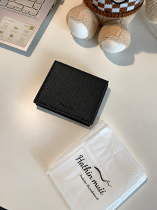 Unisex Minimalist Bifold <b>Wallet</b> Microfiber <b>Fabric</b> Slim Large Capacity Card Holder Vintage Business Fashion Gift Case - Product Image 2
