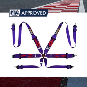 Custom Logo Motorsport Safety Harness TBRACING SPORT-<b>S</b> FIA Certified 6 Point Racing Belt Wholesale Taiwan ISO 9001 2015 Factory - Product Image 2