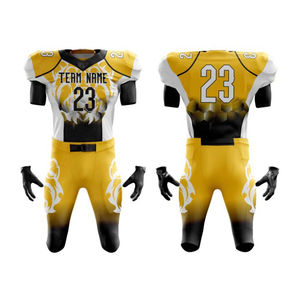 Uniforme de Fútbol Americano Personalizado para Exteriores con Características de Protección, Diseño Ligero y Transpirable, Tela de Poliéster Personalizada - Product Image 1
