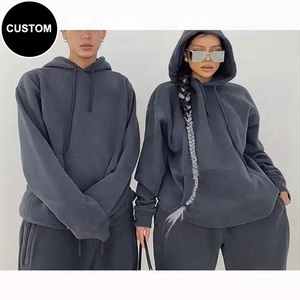 Manufacturers Men <b>Fleece</b> Hoodie <b>Thick</b> <b>Fleece</b> Drop Shoulder Plain Printing Hoodie High quality Men <b>Fleece</b> Hoodie - Product Image 3