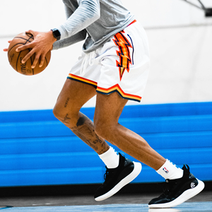 Shorts de basketball pour hommes grande taille, personnalisables avec logo, en polyester respirant et à séchage rapide, vente chaude - Product Image 6