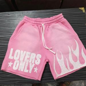 High Quality Men's Acid Washed Vintage <b>Shorts</b> for men French Terry Unisex Cotton Custom Pattern Cargo Pockets Running <b>Shorts</b> Man - Product Image 1