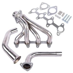 Kit de collecteur d'échappement en acier inoxydable pour échange de moteur Chevy S10 GMC Sonoma 2.2L L4 2WD 1994-2004, système d'échappement tuning - Product Image 1