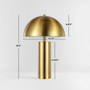 Lámpara de Mesa de Latón Personalizada OEM con Acabado de Calidad de Exportación para Compradores Mayoristas, Estilo Sencillo para un Aspecto Vintage - Product Image 3