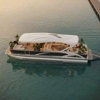 Yacht de luxe en aluminium UBI 1315 13M avec moteur hors-bord pour la pêche en rivière et les loisirs pour 15 personnes