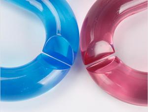 Chaîne décorative en résine faite à la main, lien de chaîne en résine acrylique, ornement moderne en résine, pièce d'art en résine, chaîne décorative en résine de luxe - Product Image 3