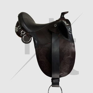Selle d'équitation australienne de haute qualité en cuir véritable, fabricant d'articles équestres de luxe pour l'exportation - Product Image 4