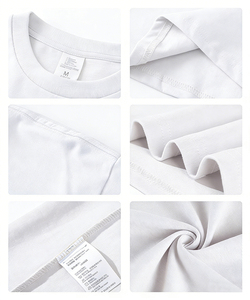 เสื้อยืดคอกลมแขนสั้นไซส์ใหญ่ ยูนิเซ็กซ์ ผ้าฝ้ายออร์แกนิค 100% คุณภาพสูง พิมพ์ลายดิจิตอลตามสั่ง น้ำหนัก 220 กรัม - Product Image 2