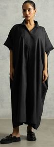 Robe longue en coton double gaze à prix d'usine, coupe ample, respirante, style bohème, idéale pour l'été et la détente - Product Image 3
