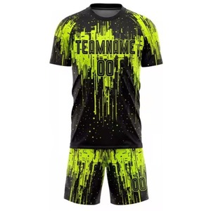 Uniforme de Fútbol de Alto Impacto, Calidad Premium, 100% Poliéster, Impresión Digital, Bordado 3D, Secado Rápido, Personalizable con Logotipo OEM - Product Image 2