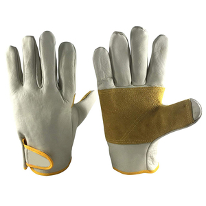 Guantes de Soldadura de Cuero, Guantes de Soldadura TIG de Piel de Vacuno y Ante, Resistentes al Calor, Anticorte, Antideslizantes y Gruesos - Product Image 6