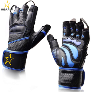 Guantes de Gimnasio de Cuero Elite con Muñequeras Integradas de 2 Pulgadas de Ancho, Diseño para Levantamiento de Pesas, Powerlifting y Fisicoculturismo - Product Image 1