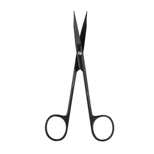 Ciseaux Goldman Fox Straight Super Cut Black Line 13,5 cm, instrument chirurgical dentaire de précision pour usage parodontal - Product Image 1