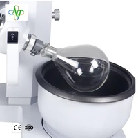 Évaporateur Rotatif Électrique de Laboratoire Mini 2L, Appareil de Distillation Sous Vide avec Lève-Moteur, Affichage Numérique, Verre Borosilicate Haute Qualité, Double Fonction
