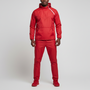 Traje de Sauna Unisex OEM 2026 de Poliéster/Nailon Rojo con Cintura Elástica, para Gimnasio y Fitness, Manga Larga, Impermeable, Resistente al Viento, Elástico en Cuatro Direcciones - Product Image 6