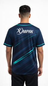 Maillot de baseball moderne à manches courtes, entièrement imprimé par sublimation, anti-humidité, coupe classique pour équipes, marques et mode urbaine - Product Image 2