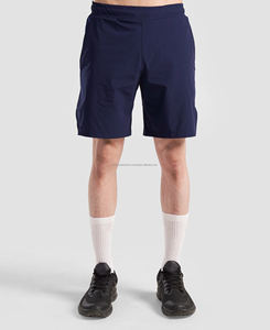 Pantalones Cortos de Verano para Hombre, Estilo Urbano, Calidad Premium, Transpirables, Resistentes al Viento, de Secado Rápido, Tejido de Lana, 100% Poliéster, Color Sólido - Product Image 1