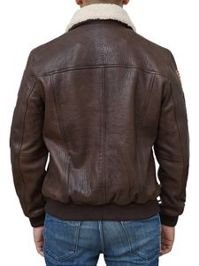 Genuine Cowhide Leather Jacket Men Zipper-Front Leather Men's Jackets & Coats Windproof Leather Jacket and Coats for Men - Product Image 2